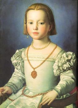 Agnolo Bronzino : Bia, The Illegitimate Daughter of Cosimo I de' Medici